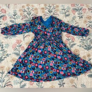 Biden long sleeve floral dress. Like new. Size 10.